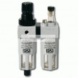 Levegőszűrő-vízleválasztó nyomásszabályzóval és olajzóval GAV FRL-180 1/4"
